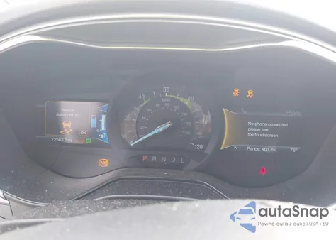 2019 Ford Fusion Hybrid Se z USA, uszkodzony, nr VIN 3FA6P0LU4KR166843